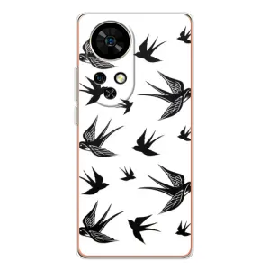 Чехол с птицами на Ulefone Note 17 Pro (VPrint)
