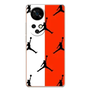 Чехлы для Ulefone Note 17 Pro - с картинкой JORDAN (AlphaPrint) (Лого Джордан)