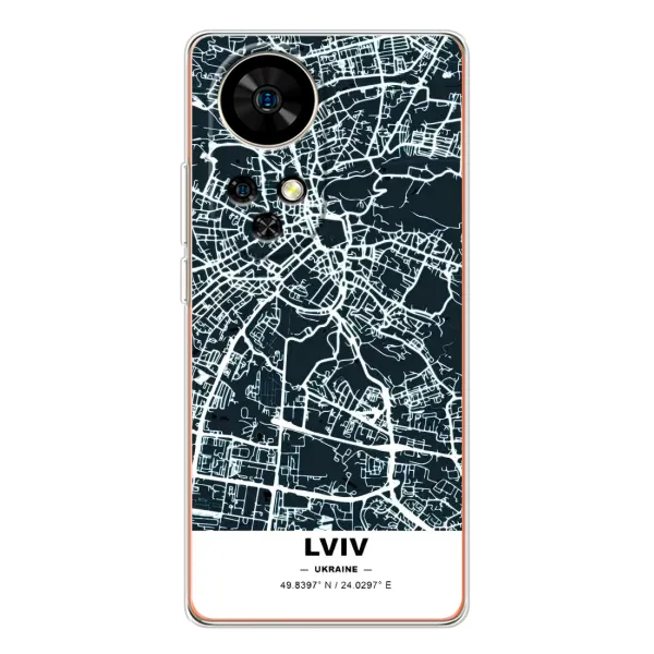 Чехол с принтом «Львов» для Ulefone Note 17 Pro