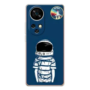 Чехол NASA для Ulefone Note 17 Pro (AlphaPrint) (Мальчик в шлеме)