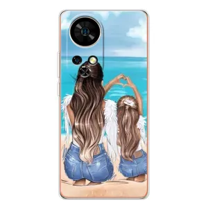 Чехол с печатью для Ulefone Note 17 Pro - (Мама с ребенком) (AlphaPrint)