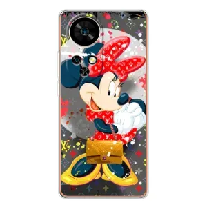 Чехол Disney Mouse Ulefone Note 17 Pro (PREMIUMPrint) (Minni с бантиком)