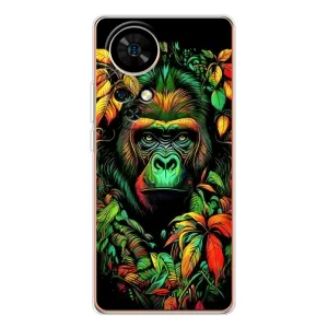 Чехол с принтом «Обезьяна в тропиках» для Ulefone Note 17 Pro
