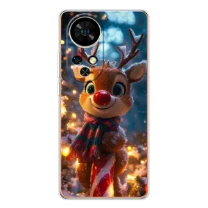 Чехол с принтом «Олень с шарфом» для Ulefone Note 17 Pro