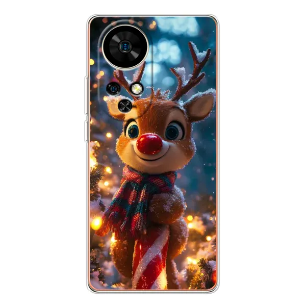 Чехол с принтом «Олень с шарфом» для Ulefone Note 17 Pro