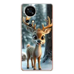 Чехол с принтом «Олененок в лесу» для Ulefone Note 17 Pro