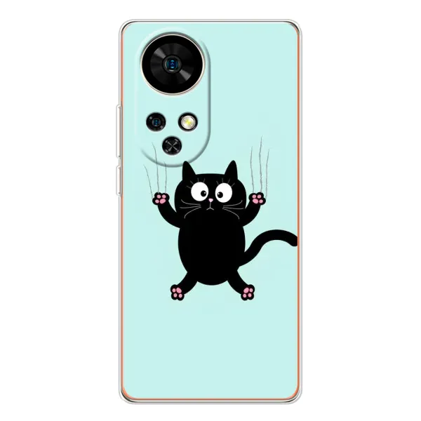 Чехол с принтом «Падающий кот» для Ulefone Note 17 Pro Чехол с принтом «Падающий кот» для Ulefone Note 17 Pro