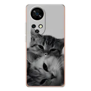 Чохол з принтом «Пара котів» для Ulefone Note 17 Pro