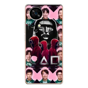 Чохол з принтом «Учасники Гра кальмара» для Ulefone Note 17 Pro