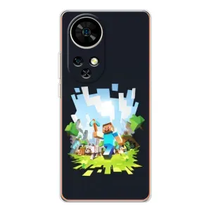 Чохол Майнкрафт на Ulefone Note 17 Pro (AlphaPrint) Minecraft (персонажі Minecraft)