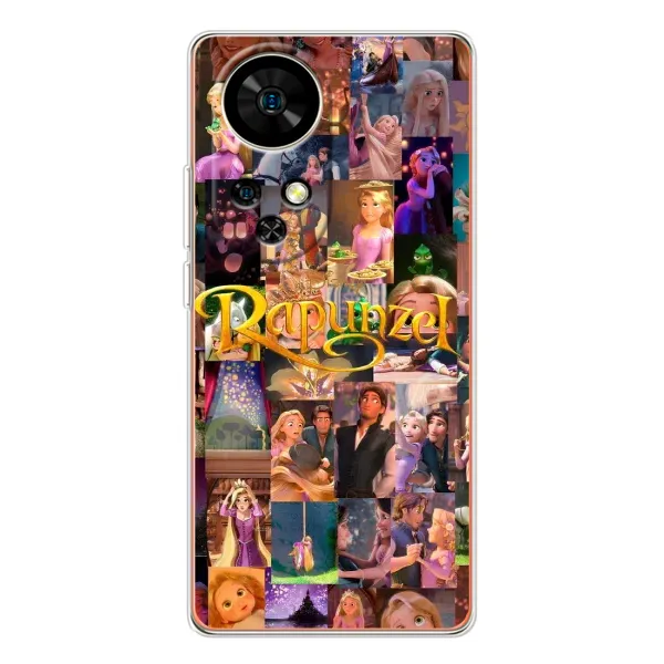 Чехол с принтом «Коллаж Рапунцель» для Ulefone Note 17 Pro