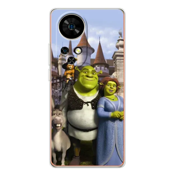 Чохол з принтом «Казкові герої Шрека» для Ulefone Note 17 Pro Чохол з принтом «Казкові герої Шрека» для Ulefone Note 17 Pro
