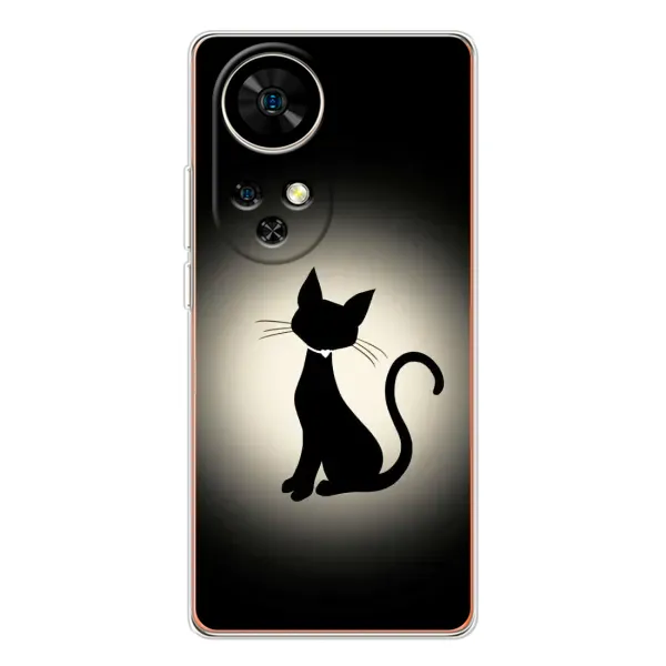 Чехол с принтом «Силуэт котика» для Ulefone Note 17 Pro Чехол с принтом «Силуэт котика» для Ulefone Note 17 Pro