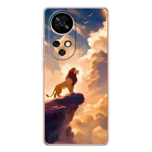 Чехол с принтом «Симба на скале» для Ulefone Note 17 Pro