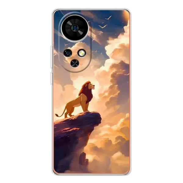 Чехол с принтом «Симба на скале» для Ulefone Note 17 Pro