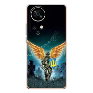 Чехлы с картинкой ЗСУ для Ulefone Note 17 Pro (AlphaPrint) (Солдат ЗСУ)