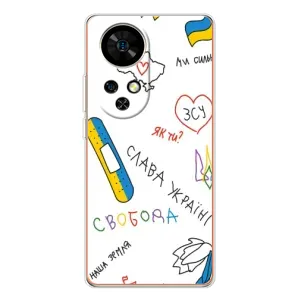 Чохли (Доброго вечора, ми за України) для Нот 17 Про (AlphaPrint) (Стикер)