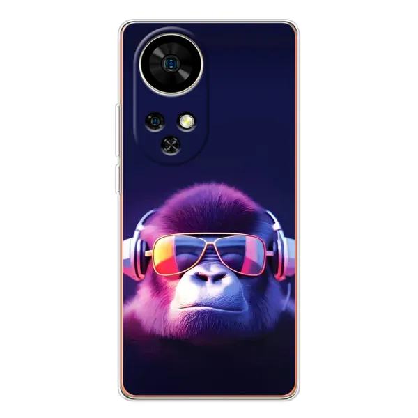 Чехол с принтом «Стильная обезьяна» для Ulefone Note 17 Pro