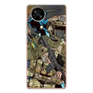 Чехлы с картинкой ЗСУ для Ulefone Note 17 Pro (AlphaPrint)