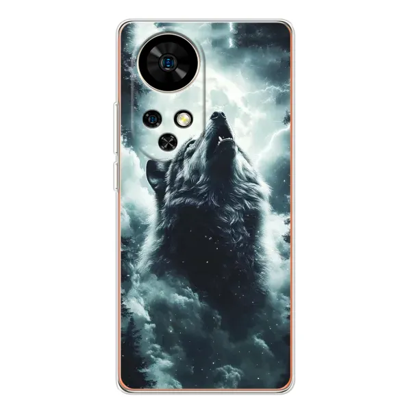 Чохол з принтом «Вовк у хмарах» для Ulefone Note 17 Pro Чохол з принтом «Вовк у хмарах» для Ulefone Note 17 Pro