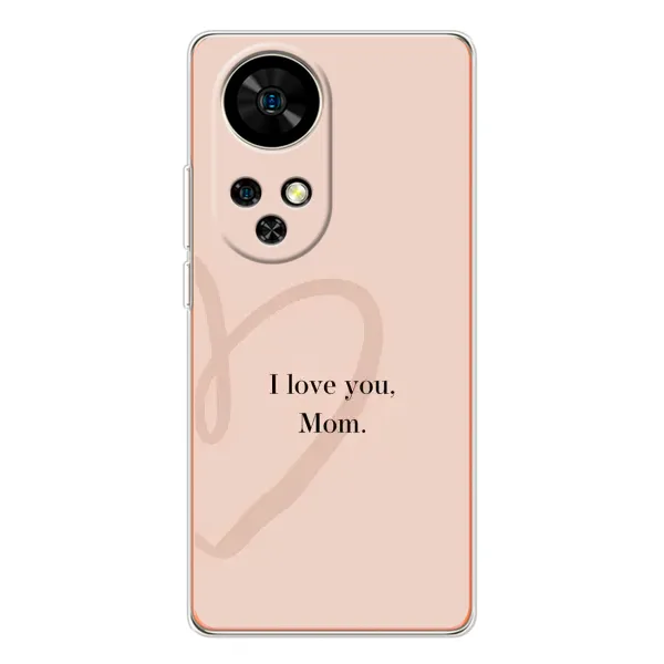 Чехол с принтом «Сердце маме» для Ulefone Note 17 Pro Чехол с принтом «Сердце маме» для Ulefone Note 17 Pro