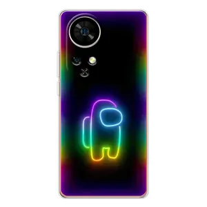 Чехол Амонг Ас для Ulefone Note 17 Pro (AlphaPrint) (Яркий скин)