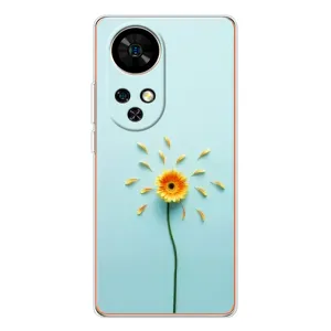 Чехлы с Цветами для Ulefone Note 17 Pro (VPrint) (Желтый цветок)