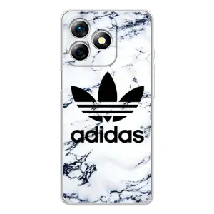 Чехлы Адидас для Ulefone Note 18 Pro (AlphaPrint) (Адидас на мраморе)