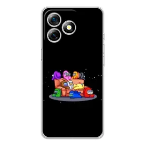 Чехол Амонг Ас для Ulefone Note 18 Pro (AlphaPrint) (Амонг-ас)