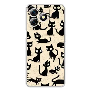 Чехол с рисунком кот на Ulefone Note 18 Pro