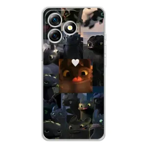 Чохол як приборкати дракона на Ulefone Note 18 Pro (Дракон колаж)