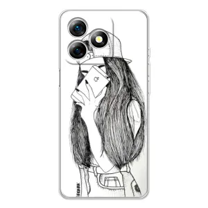 Чохол з принтом «Фото дівчини» для Ulefone Note 18 Pro