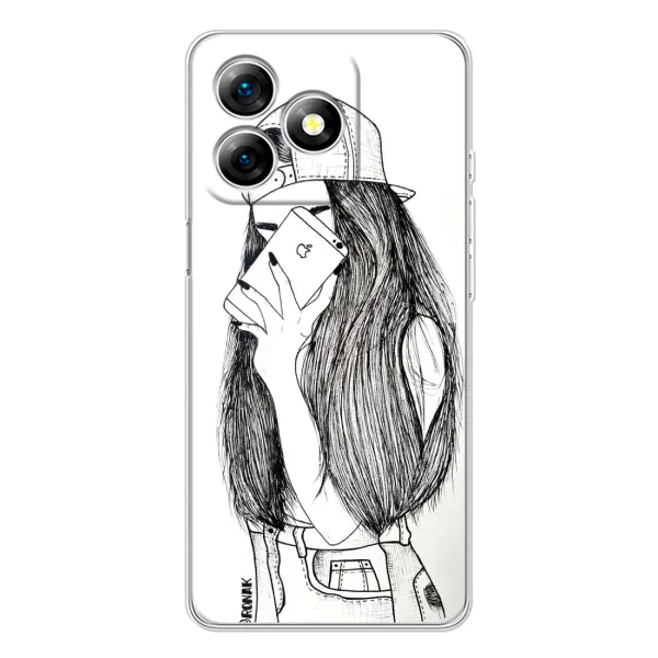 Чохол з принтом «Фото дівчини» для Ulefone Note 18 Pro