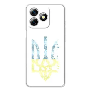 Чохли для Ulefone Note 18 Pro Укр. Символіка (AlphaPrint) (Герб з букв)