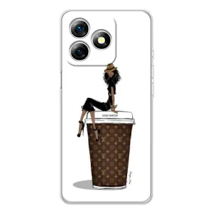 Чохли Луі Вітон для Ulefone Note 18 Pro (AlphaPrint - LOUIS VUITTON) (кава LOUIS VUITTON)