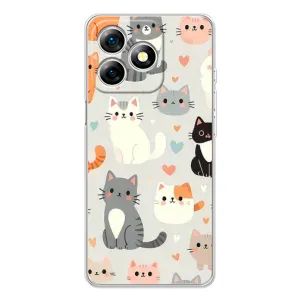 Чохол з принтом «Колаж котів» для Ulefone Note 18 Pro