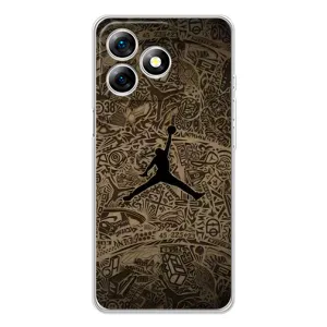 Чехлы для Ulefone Note 18 Pro - с картинкой JORDAN (AlphaPrint) (Logo Jordan)