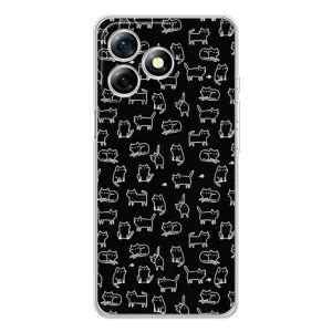 Чехол с принтом «Меленькие котики» для Ulefone Note 18 Pro