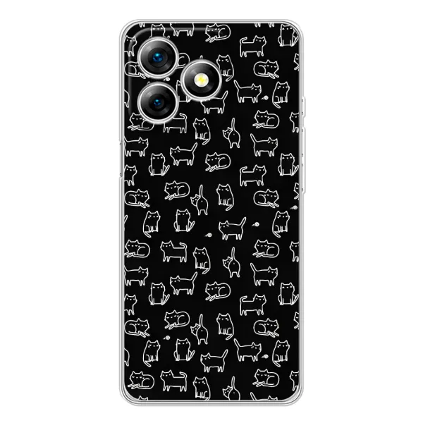 Чехол с принтом «Меленькие котики» для Ulefone Note 18 Pro