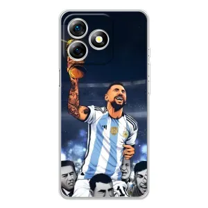 Чохли для Ulefone Note 18 Pro (Leo чемпіон) (AlphaPrint) (Мессі з кубком)