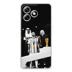 Чохли для Ulefone Note 18 Pro (Leo чемпіон) (AlphaPrint) (Мессі коронований)