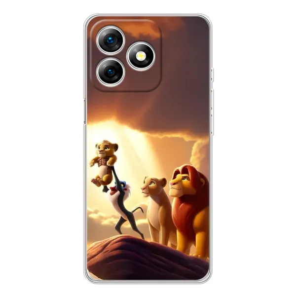 Чехол с принтом «Симба на презентации» для Ulefone Note 18 Pro