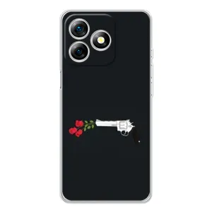 Чехлы (ART) Цветы на Ulefone Note 18 Pro (VPrint) (Неожиданные цветы)