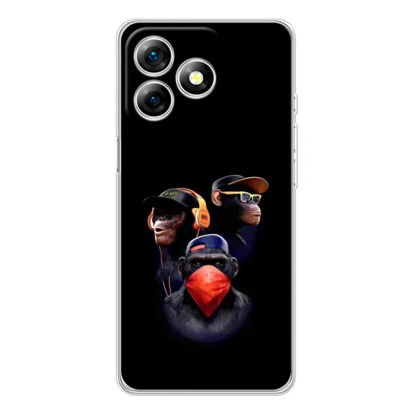 Чехол с принтом «Три обезьяны» для Ulefone Note 18 Pro Чехол с принтом «Три обезьяны» для Ulefone Note 18 Pro