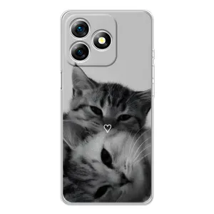 Чохол з принтом «Пара котів» для Ulefone Note 18 Pro