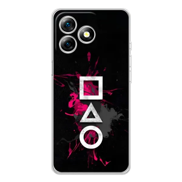 Чохол з принтом «Символи Гра кальмара» для Ulefone Note 18 Pro Чохол з принтом «Символи Гра кальмара» для Ulefone Note 18 Pro