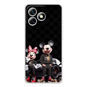 Чехол Disney Mouse Ulefone Note 18 Pro (PREMIUMPrint) (Семья Маусов)