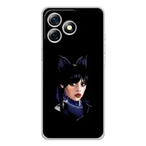 Чехлы Венсдей на Ulefone Note 18 Pro Уэнсдей (AlphaPrint)