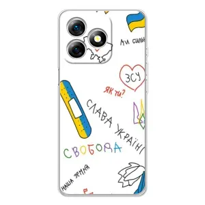 Чохли (Доброго вечора, ми за України) для Нот 18 Про (AlphaPrint) (Стикер)