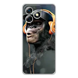 Чехол с принтом «В наушниках» для Ulefone Note 18 Pro